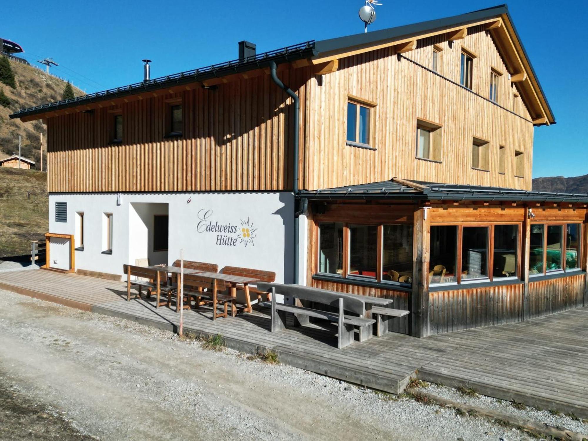 Berggasthaus Edelweisshütte Ladurns Fleres Exterior foto